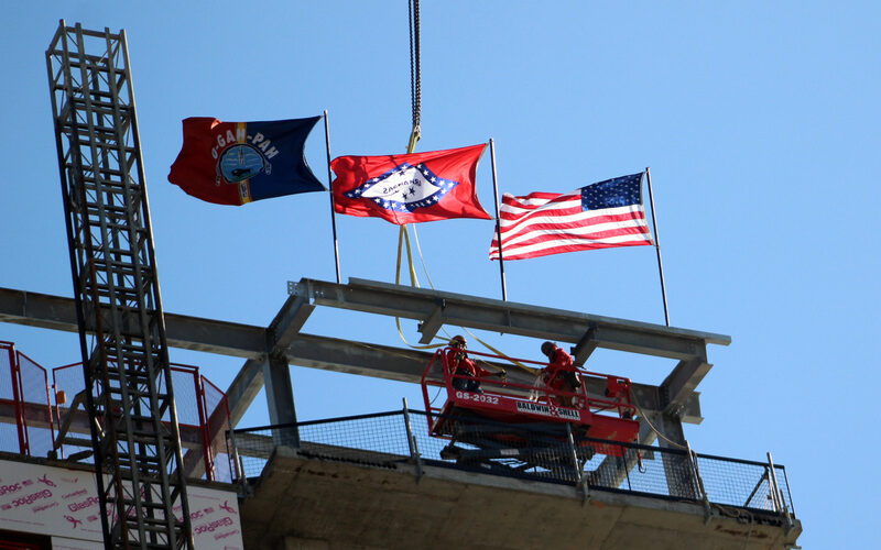 Final beam set into place for construction of Saracen Casino Resort hotel & event center – Deltaplex News