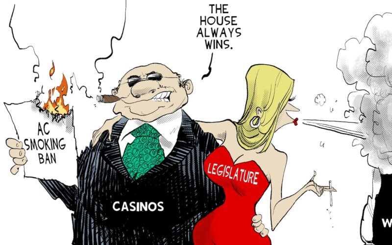 What are the odds that smoking will be banned in casinos? | Sheneman