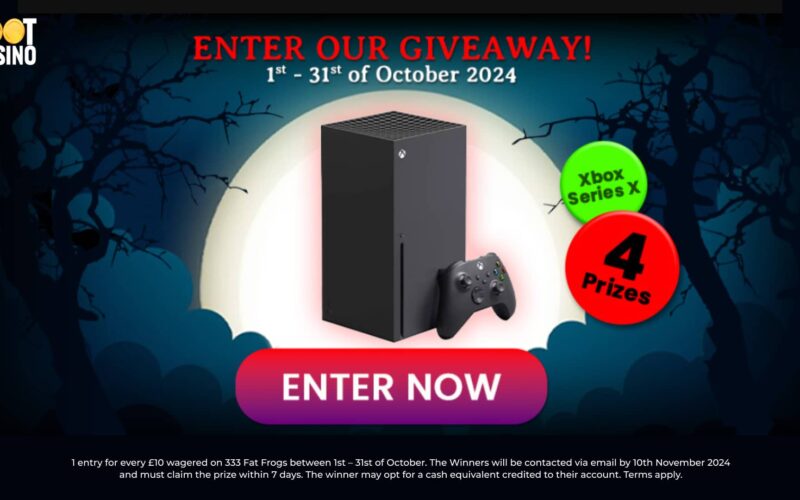 Halloween BONUS: Win an XBOX with Loot Casino!